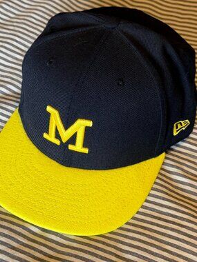 New Era 7 7/8 Fitted University of Michigan Cap